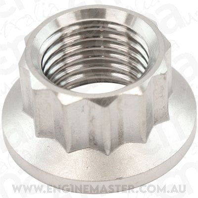 Aeroflow AF3517-0010 7/16" UNF Titanium Nut