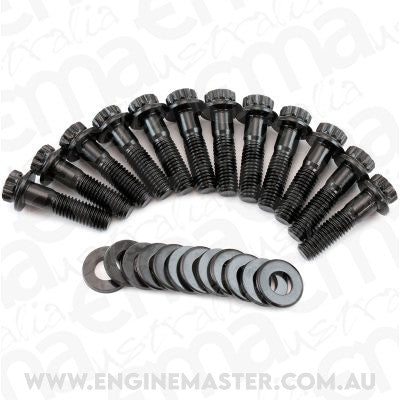 Aeroflow AF37-1221 Gm Ls Intake Valley Plate Boltkit 12 Point Head Pack Of 10