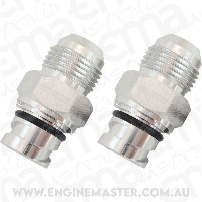 Aeroflow AF708-10-09S Screw In Cover Breather Adapte-10AN Suits Ford Coyote V8