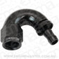Aeroflow AF515-06-05BLK -6AN To 5/16" Barb 150 Degree Full Flow Push Lock Black