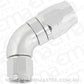 Aeroflow AF558-08-06S Alloy 60 Deg Hose End -8 Hose to -6 Expander Hose End Silver