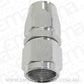 Aeroflow AF201-20DS Alloy Straight Hose End -20AN Silver Swivel Nut Suit PTFE