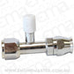 Aeroflow AFFCE-08B -8 Airconditioning Fitting with Charge Port Straight
