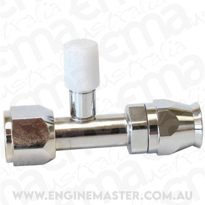 Aeroflow AFFCE-08B -8 Airconditioning Fitting with Charge Port Straight