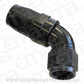 Aeroflow AF198-16BLK 60 Deg Hose End -16AN Black Full Flow Taper Style