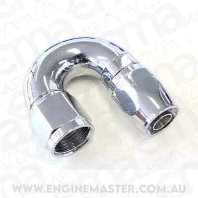 Aeroflow AF886-08 Elite 180 Deg -8AN Hose End Elite Show Quality Full Flow