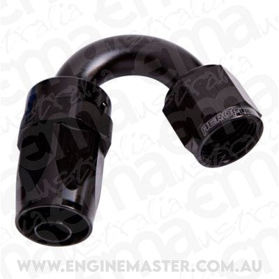 Aeroflow Performance Products AF105-16BLK 16AN Taper Series 150 Degree Hose End Black