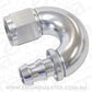Aeroflow 400 series hose 12AN 180 Deg Full Flow Push LSilver Full Flow Push Lock Aeroflow Performance Products AF516-12S