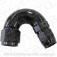 Aeroflow AF555-06-08BLK Stepped 150 Deg Hoseend -6 Hosto -8AN Reducer Hose End Black
