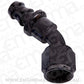 Aeroflow 400 series hose 45 Deg Push Lock End -8AN Black No Clamp Required Aeroflow Performance Products AF402-08BLK