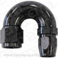 Aeroflow AF556-06-08BLK Stepped 180 Deg Hoseend -6 Hosto -8AN Reducer Hose End Black