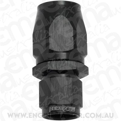 Aeroflow AF501-08-06BLK Stepped Straight End -8 Hose to -6AN Expander Hose End Blac