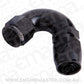 Aeroflow 100 & 450 series braided hose Alloy 120 Deg End -16AN Black Cutter Style Full Flow Aeroflow Performance Products AF554-16BLK