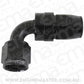 Aeroflow Performance Products AF203-03DBLK Alloy 90 Deg Hose End -3AN Black Swivel Nut Suit PTFE
