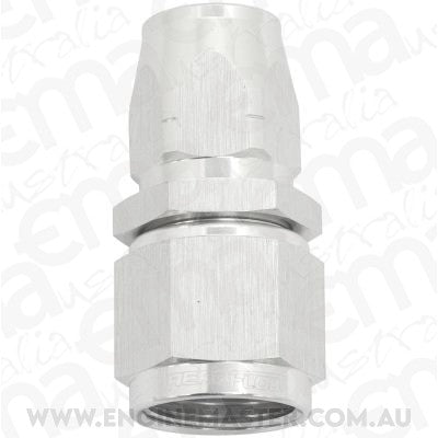 Aeroflow AF501-06-08S Stepped Straight End -6 Hose to -8AN Reducer Hose End Silve