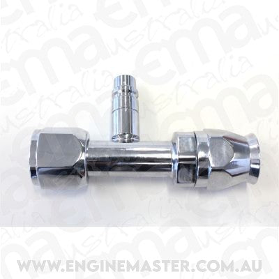 Aeroflow AFFCE-10B -10 Airconditioning Fitting with Charge Port Straight