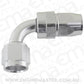 Aeroflow 200 & 250 series braided hose Alloy 90 Deg End -20AN Silver Full Swivel Suit PTFE Aeroflow Performance Products AF203-20DS