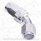 Aeroflow Performance Products AF102-10S 10AN Taper Series 45 Degree Hose End Silver