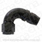 Aeroflow AF554-16-12BLK Stepped 120 Deg Hoseend 12 Hosto -12AN Expander Hos End Blac