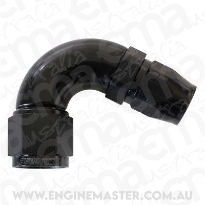 Aeroflow AF554-16-12BLK Stepped 120 Deg Hoseend 12 Hosto -12AN Expander Hos End Blac
