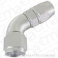Aeroflow 200 & 250 series braided hose 60 Deg -8AN Full Flow Teflon End Silver 1 Piece Fullfl Aeroflow Performance Products AF578-08DS