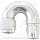 Aeroflow AF556-06-08S Stepped 180 Deg Hoseend -6 Hosto -8AN Reducer Hose End Silve