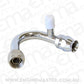Aeroflow AFFCE-08135B -8 A/C W/Charge Port 135 Deg Stainless