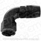 Aeroflow AF573-08DBLK-25 90 Deg -8AN Full Flow Teflon Hose End Black 1 Piece (25 Pack)