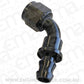Aeroflow AF418-12BLK 60 Deg Push Lock End -12AN Black No Clamp Required <15Psi