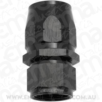 Aeroflow AF501-16-12BLK Stepped Straight End -16 Hose to -12AN Expander Hose End Bla