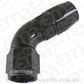 Aeroflow AF578-03DBLK 60 Deg -3AN Full Flow Teflon Hose End Black 1 Piece Fullflo