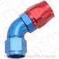 Aeroflow AF558-12-10 Alloy 60 Deg Hose End -12 Hoseto -10 Expander Hose End Blue