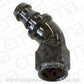 Aeroflow 400 series hose 6AN 45 Deg Full Flow Push Locblack Full Flow Push Lock Aeroflow Performance Products AF512-06BLK