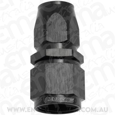 Aeroflow AF501-08-10BLK Stepped Straight End -8 Hose to -10AN Reducer Hose End Blac