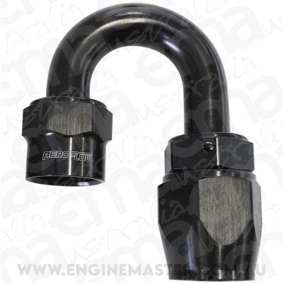 Aeroflow AF7026-10 -10AN 180 Degree Kryptalon Lightweight Big Bore 1 Piece