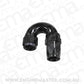 Aeroflow 100 & 450 series braided hose 180 Deg End -12AN Black Full Flow Taper Style Aeroflow Performance Products AF159-12BLK