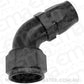 Aeroflow AF558-12-16BLK Alloy 60 Deg Hose End -12 Hoseto -16 Reducer Hose End Black