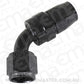 Aeroflow AF208-06DBLK Alloy 60 Deg Hose End -6AN Black Swivel Nut Suit Teflon