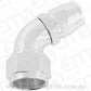 Aeroflow AF558-12-16S Alloy 60 Deg Hose End -12 Hoseto -16 Reducer Hose End Silver