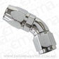 Aeroflow 100 & 450 series braided hose Elite 45 Deg -6AN End Elite Show Quality Full Flow Aeroflow Performance Products AF882-06
