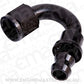 Aeroflow 400 series hose 150 Deg Push Lock End 10AN Black No Clamp Required Aeroflow Performance Products AF405-10BLK