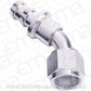 Aeroflow AF402-08S 45 Deg Push Lock End -8AN Silver No Clamp Required