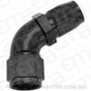 Aeroflow AF558-08-10BLK Alloy 60 Deg Hose End -8 Hose to -10 Reducer Hose End Black