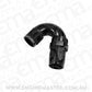 Aeroflow AF155-12BLK 150 Deg Hose End -12AN Black Full Flow Taper Style