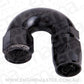 Aeroflow Performance Products AF556-06BLK Alloy 180 Deg Hose End -6AN Black Cutter Style Full Flow