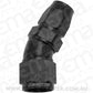 Aeroflow AF557-08-10BLK Alloy 30 Deg Hose End -8 Hose to -10AN Reducer Hose End Blac