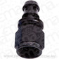 Aeroflow AF401-06BLK-25 Straight Push Lock End -6AN Black No Clamp Required (25 Pack)
