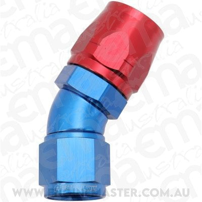Aeroflow AF557-12-10 Alloy 30 Deg Hose End -12 Hoseto -10AN Expander Hose End Blu