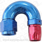 Aeroflow AF556-06-08 Stepped 180 Deg Hoseend -6 Hosto -8AN Reducer Hose End Blue