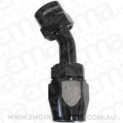 Aeroflow Kryptalon Series Kevlar Braid 4AN 45 Degree Lightweight Big Bore 1 Piece Aeroflow Performance Products AF7022-04